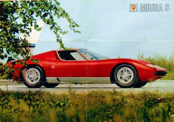 1969 Lamborghini Miura P400S in Profile